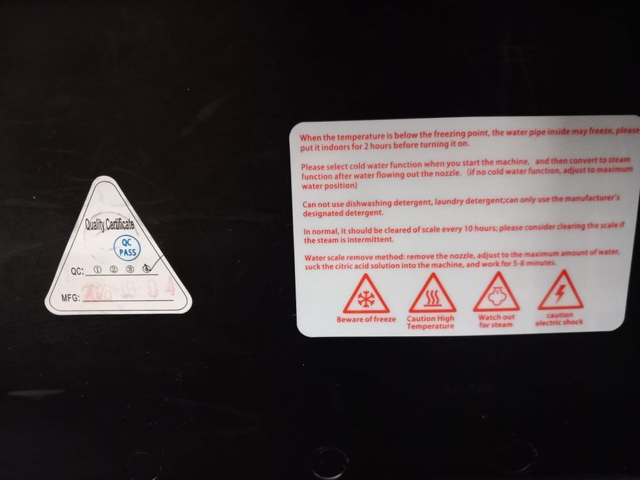 máquina de limpeza a vapor profissional