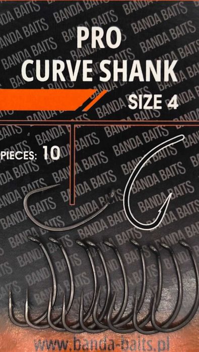 Haczyki Pro Curve shank nr4