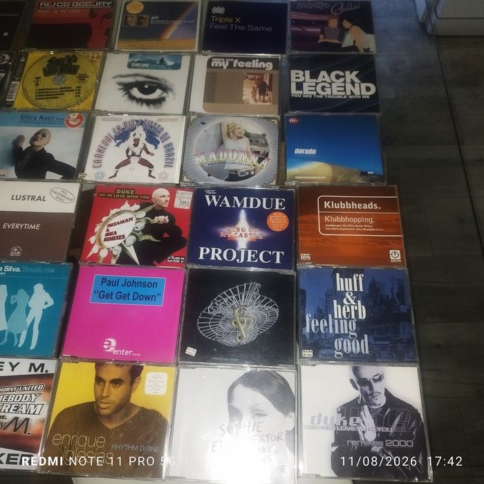 Discos clássicos CDs e singles