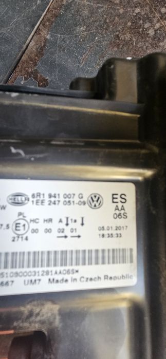 Farol esquerdo Volkswagen Polo de 2014 a 2017