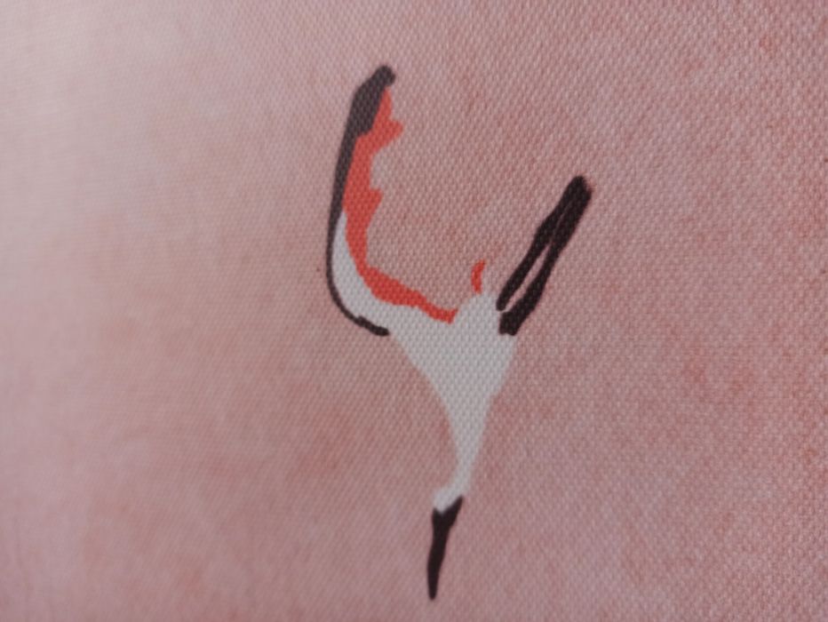 Plakat obraz żurawie japandi wabi sabi Japonia