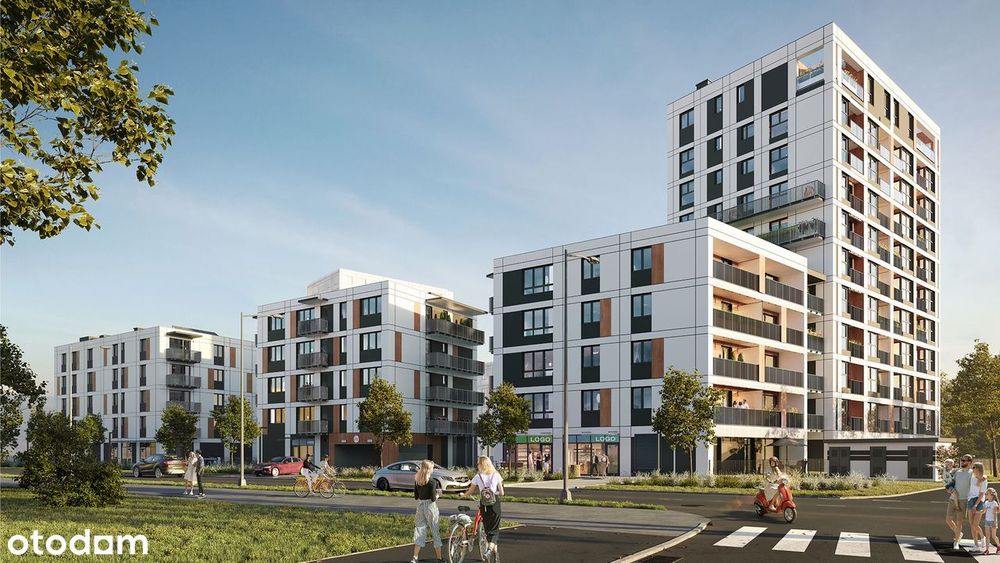 2-pokojowe mieszkanie 43m2 + loggia Bez Prowizji