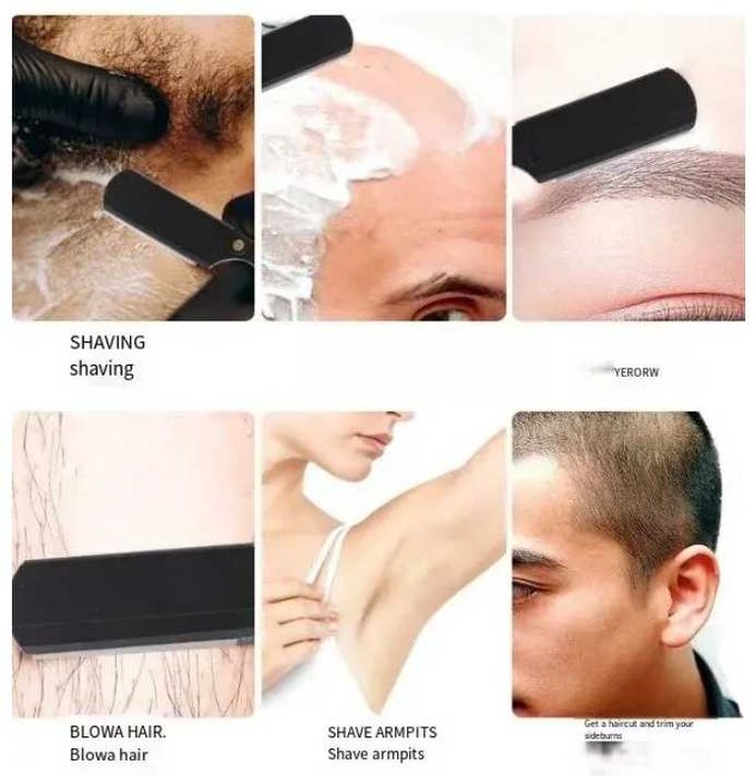 Опасная бритва, клинковая бритва с открытым лезвием Wood