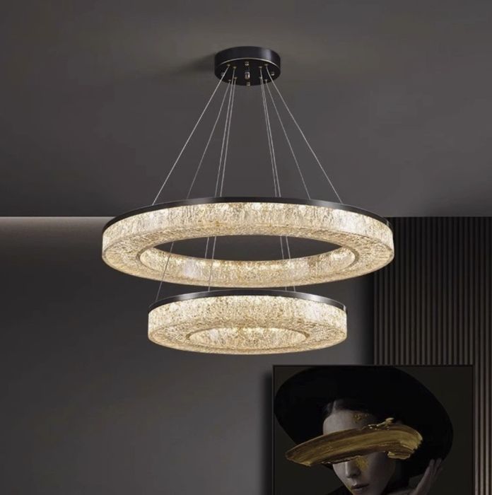 Стильна підвісна модель у чорному кольорі на 2 яруси