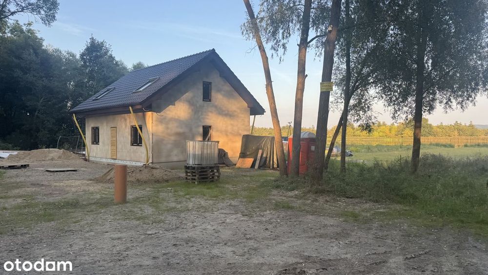 Działka 2500 m² z linią brzegową Odry .szczecin rozpoczęta budowa domu