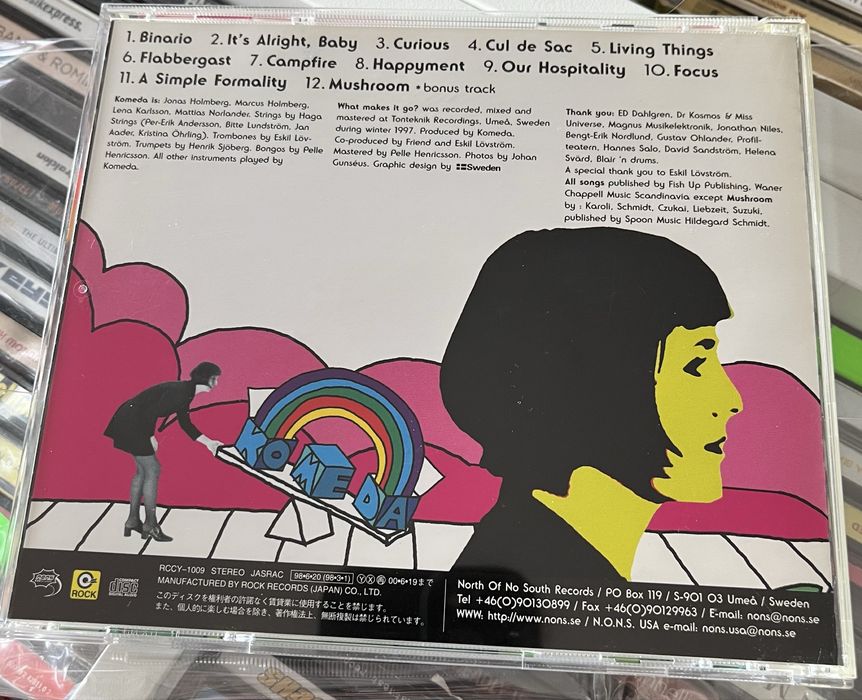 Komeda - What Makes It Go? (Płyta CD, Album, 1998, Japan, NM)