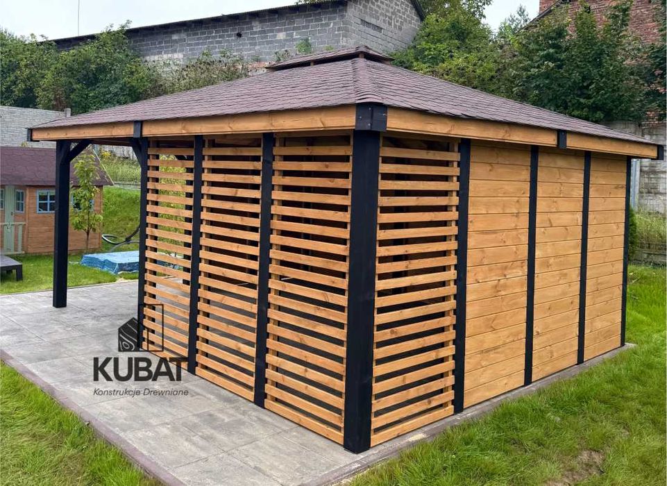 Nowoczesna altana ogrodowa | altanki | altana drewniana