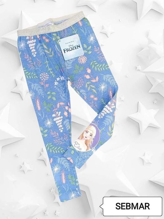 Nowe legginsy Frozen kraina lodu r.134 polecam