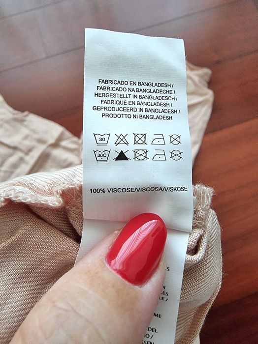 Cullotes rosa claras Primark 100% viscose, tamanho 34 - nunca usadas