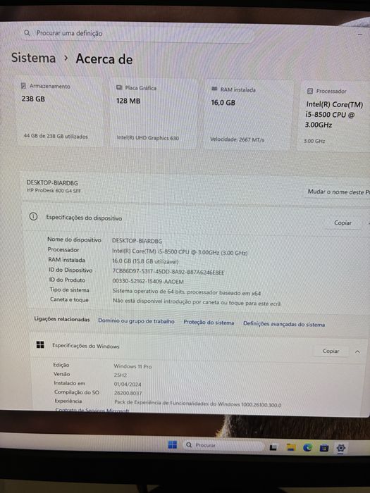 HP ProDesk SFF i5