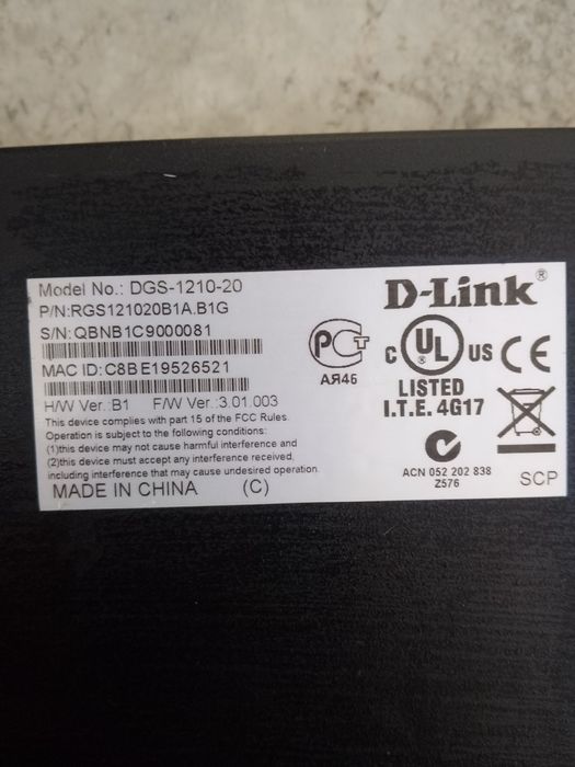 Продам D-Link DGS-1210-20 rev.b