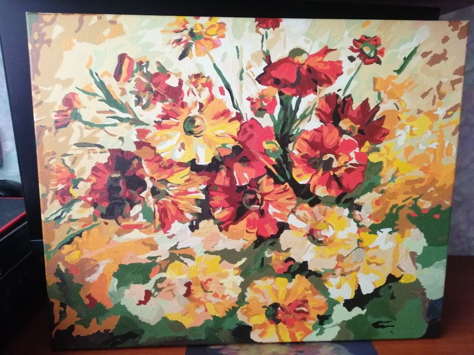 Квіти, картина розмір 40*60