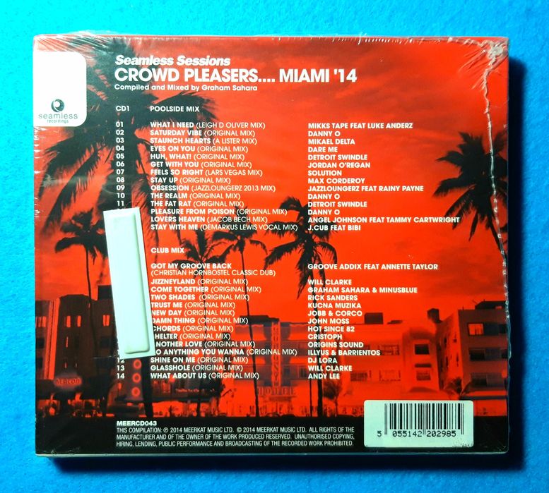 Seamless Sessions Crowd Pleasers Miami '14 (2xCD, 2014, FOLIA)