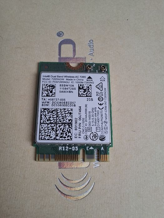 Karta wifi intel dualband ac 7265