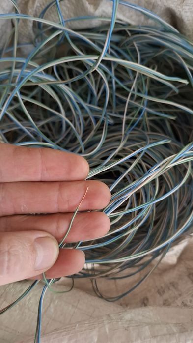 Провод медный,  одножильный , диаметр 0,5 мм