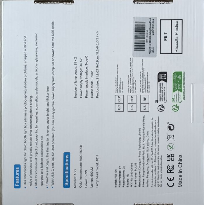 Panel lampy LED do studia fotograficznego bezcieniowego światła