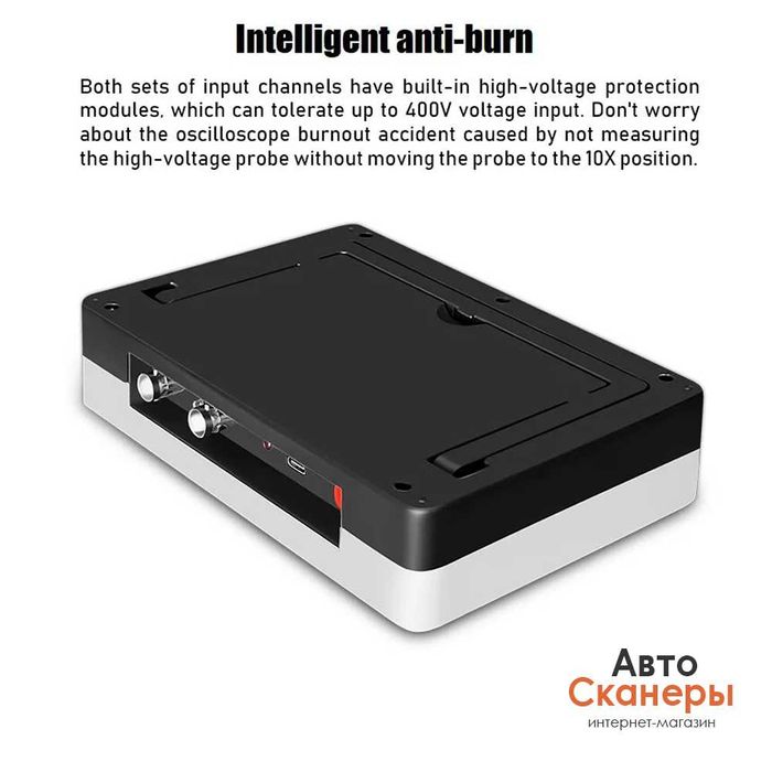 Осциллограф цифровой двухканальный FNIRSI 1013D (с датчиком P4100)