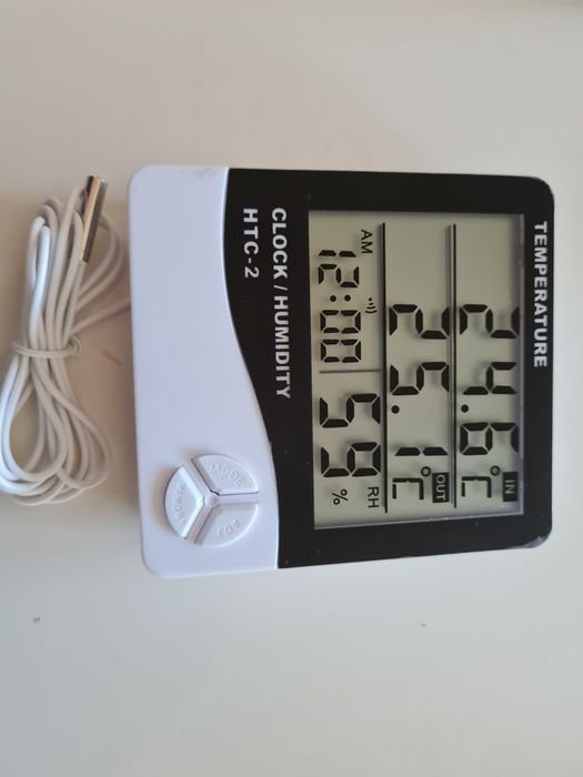 termometr wewnętrzny/zewnętrzny stacja pogody