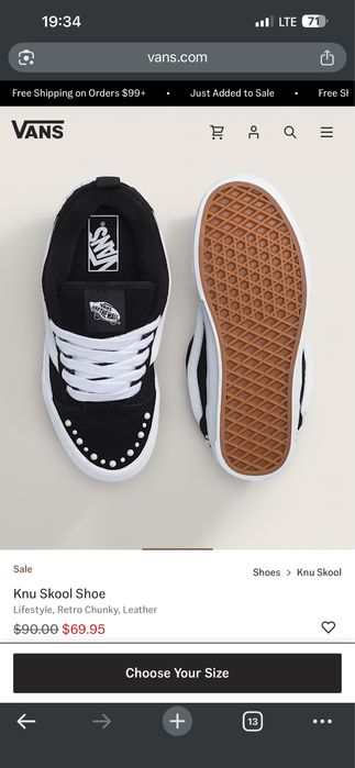 Vans Knu Skool кеди ОРИГІНАЛ