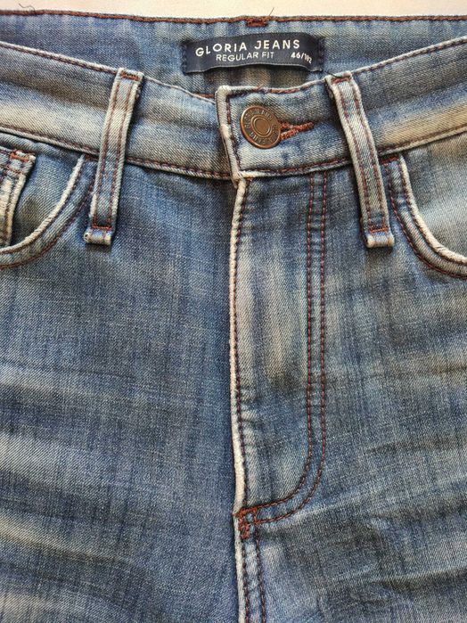 Чоловічі джинси Gloria Jeans сині, зимні утеплені (Regular Fit) (W30/L34)