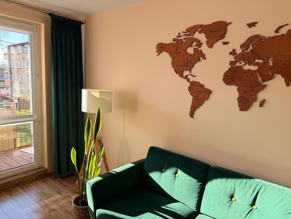 Sofa Sofa MTI-Furninova Smile z podnóżkiem – butelkowa zieleń