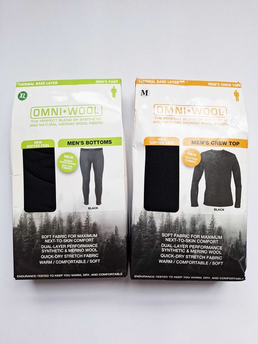 Чоловіча термобілизна Omni wool мерино вовна шерсть комплект