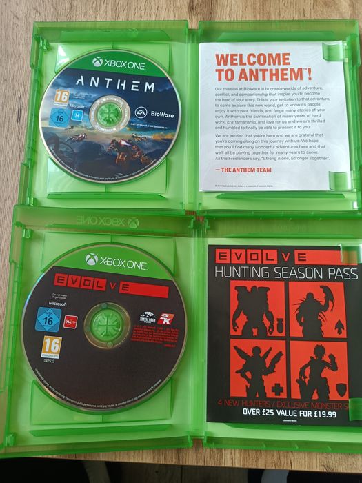 Anthem i Evolve Xbox One