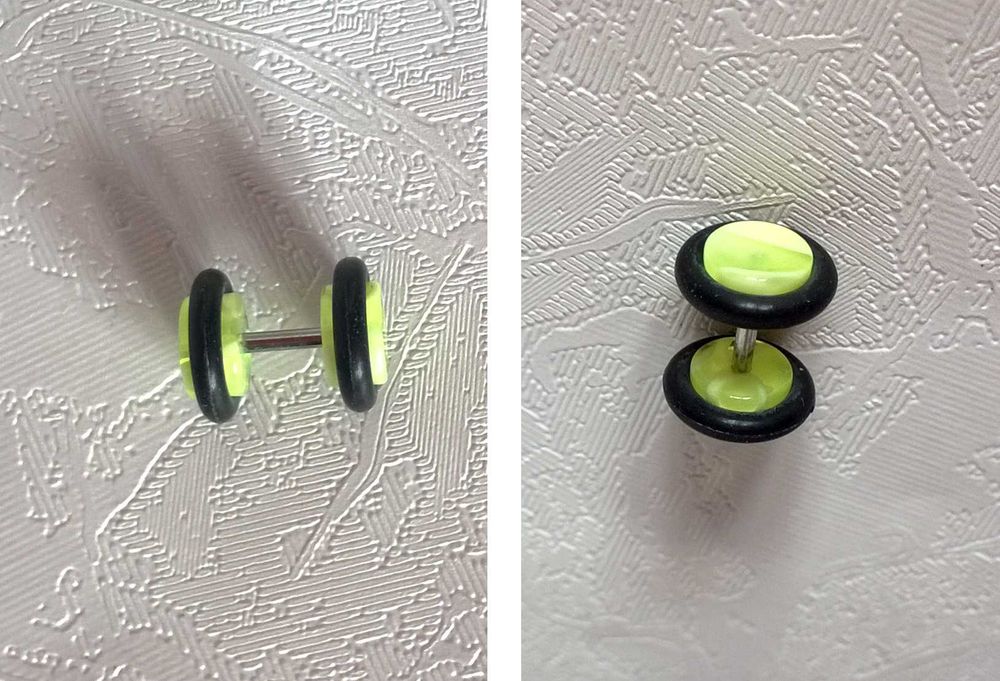 набором всё вместе запчасти для пирсинга