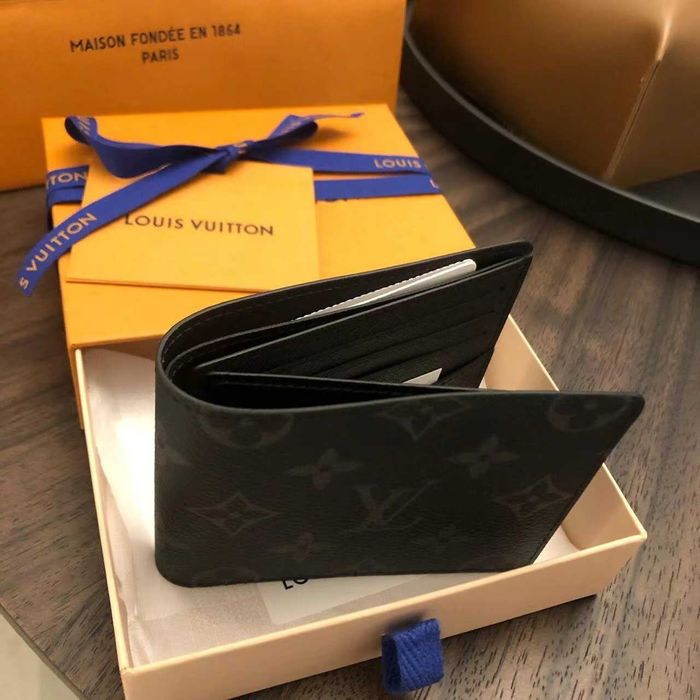 Męska portmonetka na monety Louis Vuitton w stylu retro, zaawansowana