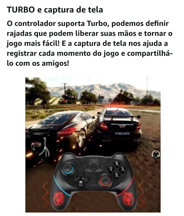 Novo-Comando wireless Bluetooth nitendo Switch