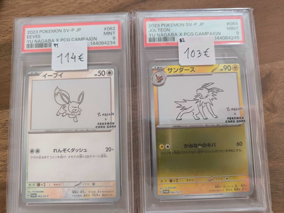 Graded Pokemon TCG - PSA/BGS/CGC Inglês e Japonês