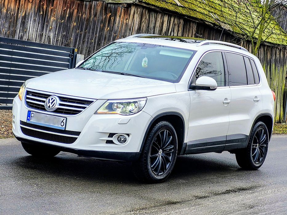Volkswagen Tiguan 4X4 2.0TDI#ALU18#Skóra#Panorama#GrzFotele#StanBDB