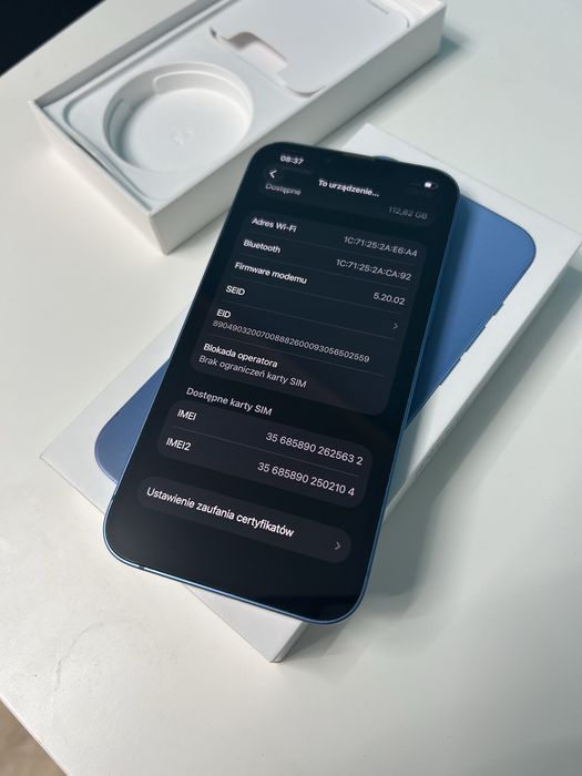 IPhone 13 128 GB Blue Zadbany