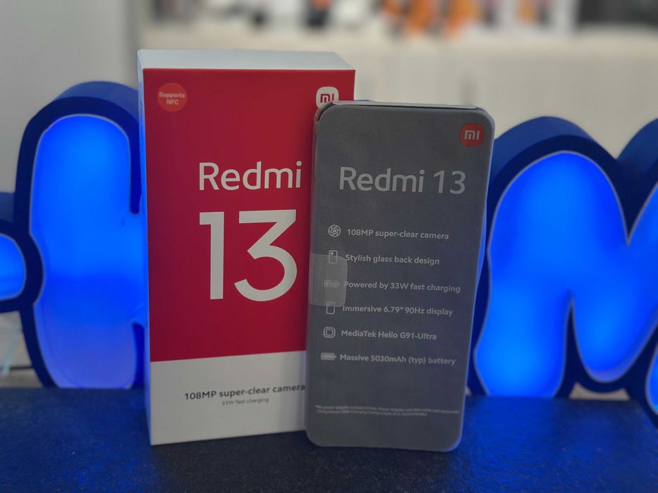 Smartfon Xiaomi Redmi 13 4G 8/256GB Czarny / RATY