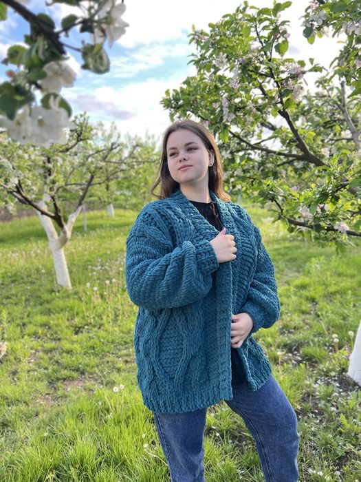 Плюшевий кардиган L-XL Новий