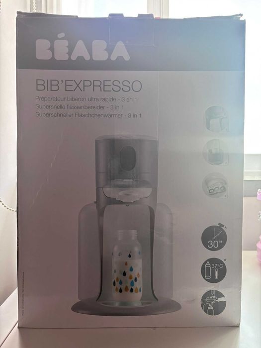 Bib'Expresso BEABA - Cinza/Branco