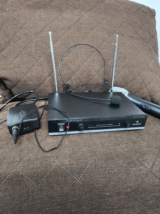 Mikrofony bezprzewodowe AUNA FU2-B-1HS