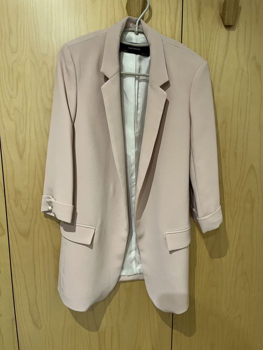 Blazer rosa pastel