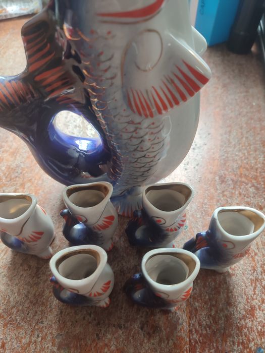 Сервиз рыбы.набор из 7 предметов