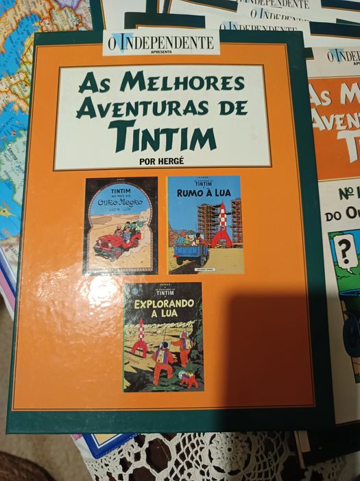 Makey Donald livros banda desenhada antigosTin-Tin para coleção antigo