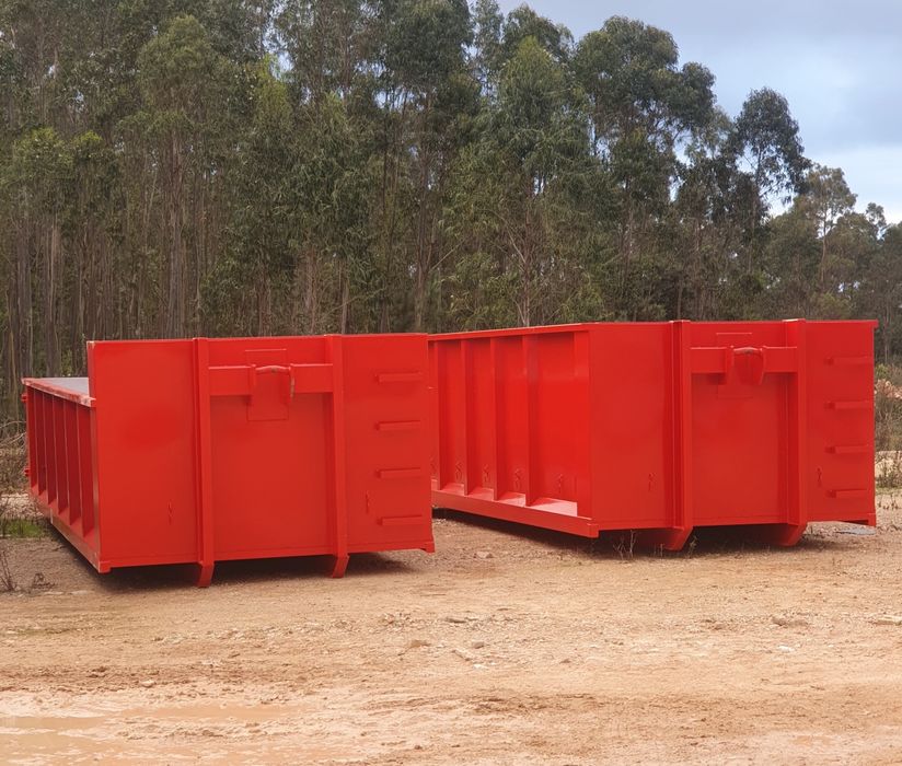CONTENTORES para venda novos de 6m³, 15m³, 20m³ e 30m³ e usados de 6m³