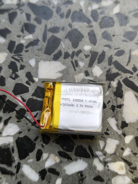 Bateria akumulatorek 3.7 V 380 mAh 1.41 Wh PN04