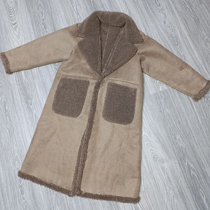 Штучна шуба-дублянка двостороння