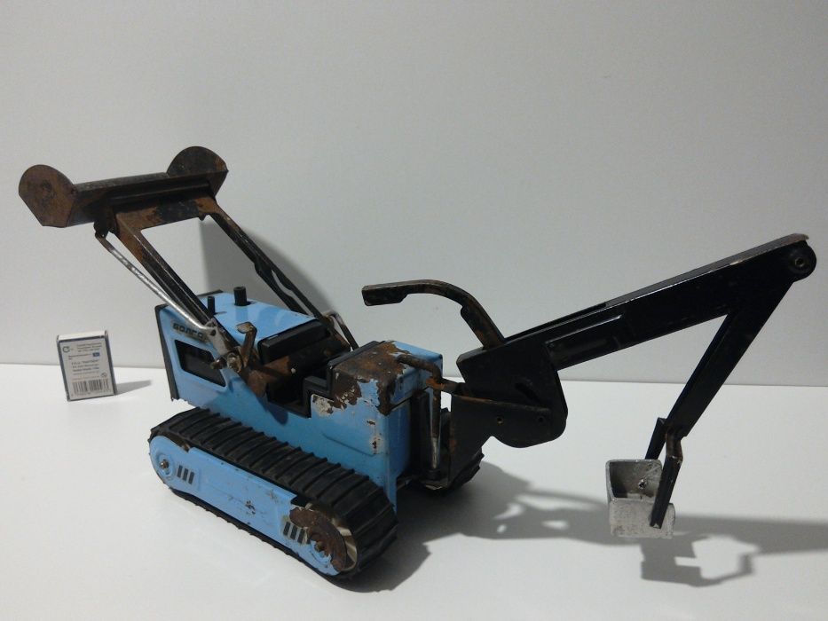 ✨STARBLANKET✨激レア廃盤品✨ Stara zabawka PRL blaszana spychacz koparka ZSRR stare zabawki czz