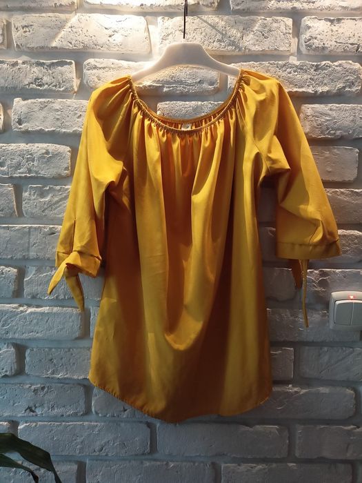 Bluzka luźna z wiązaniami