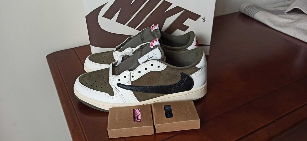 (r. 39/ US6,5) Nike Jordan 1 Retro Low OG SP Travis Scott Medium Olive