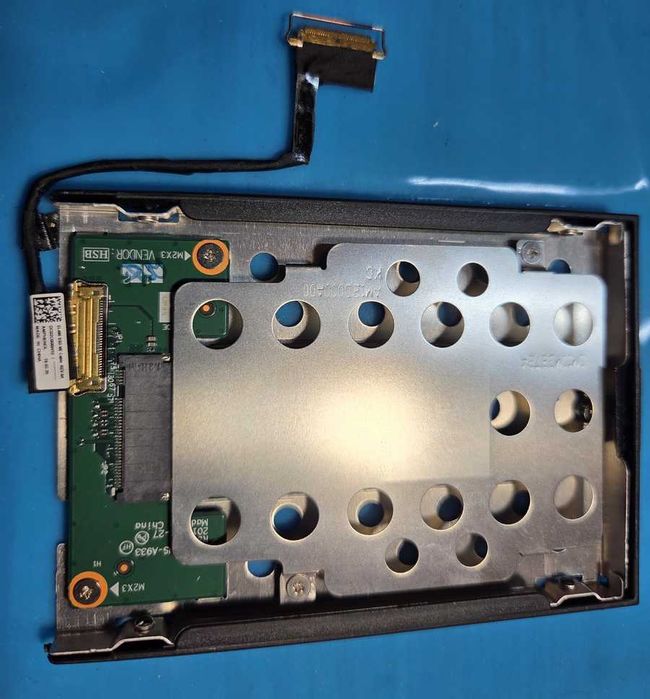 Adapter, kieszeń dysku SSD NVMe M2 do ThinkPad L480, L490 vs T470,480