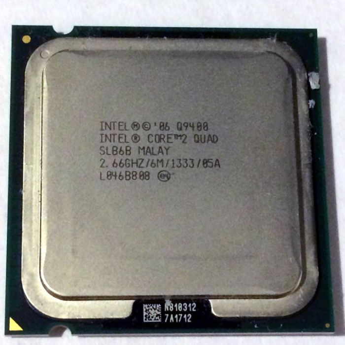 Intel Q9400 2.66 Ghz, 4 ядра, s775