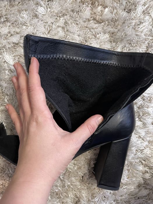 Ботільйони ботинки кожа замш натуральные