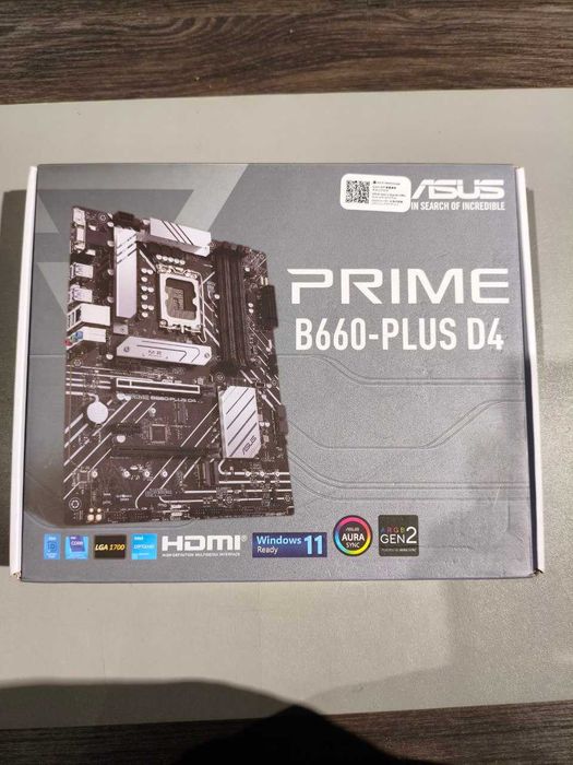Материнська плата Asus PRIME B660-PLUS D4 (s1700, Intel B660)